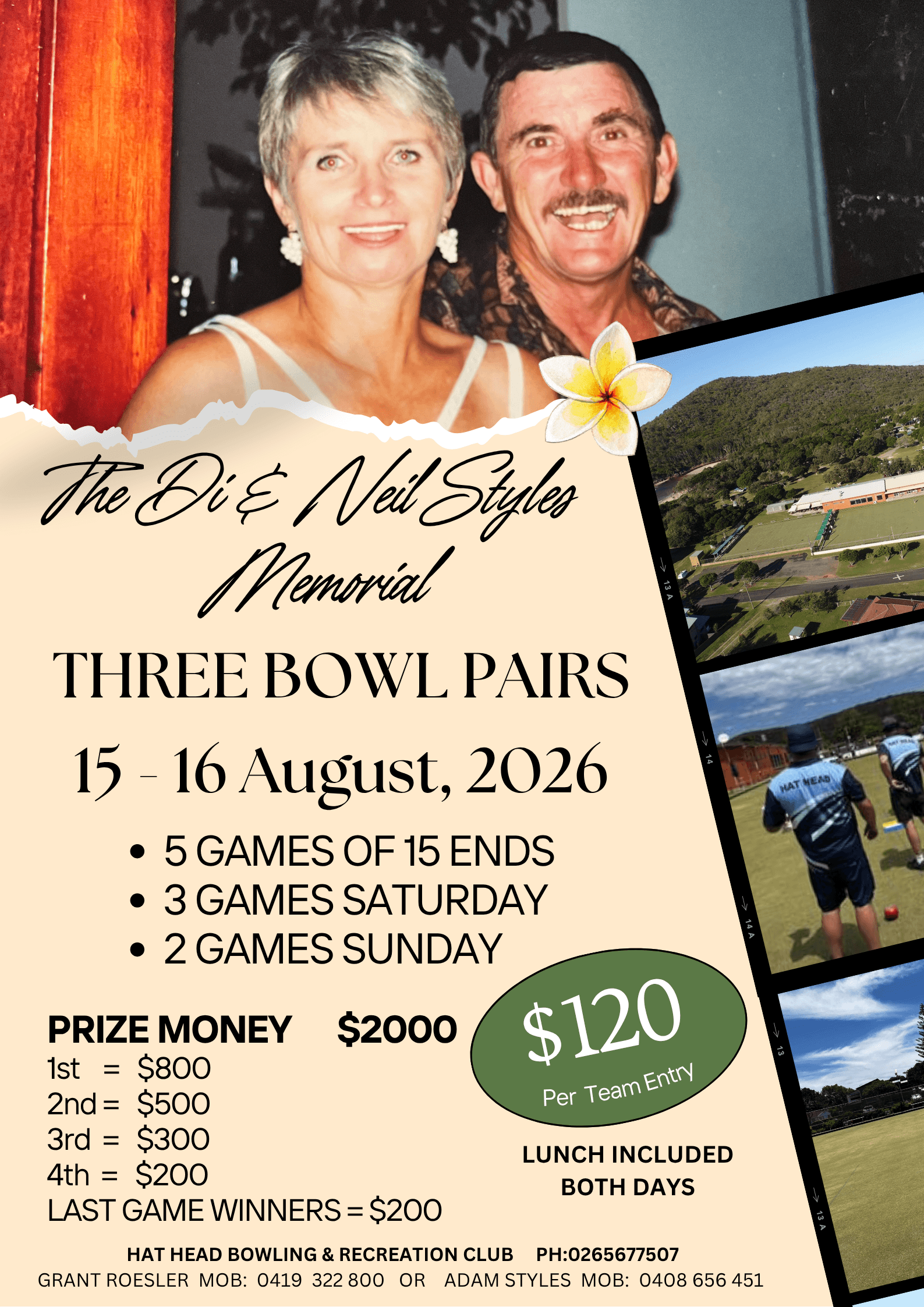 Di and Neil Styles Bowls Tournament