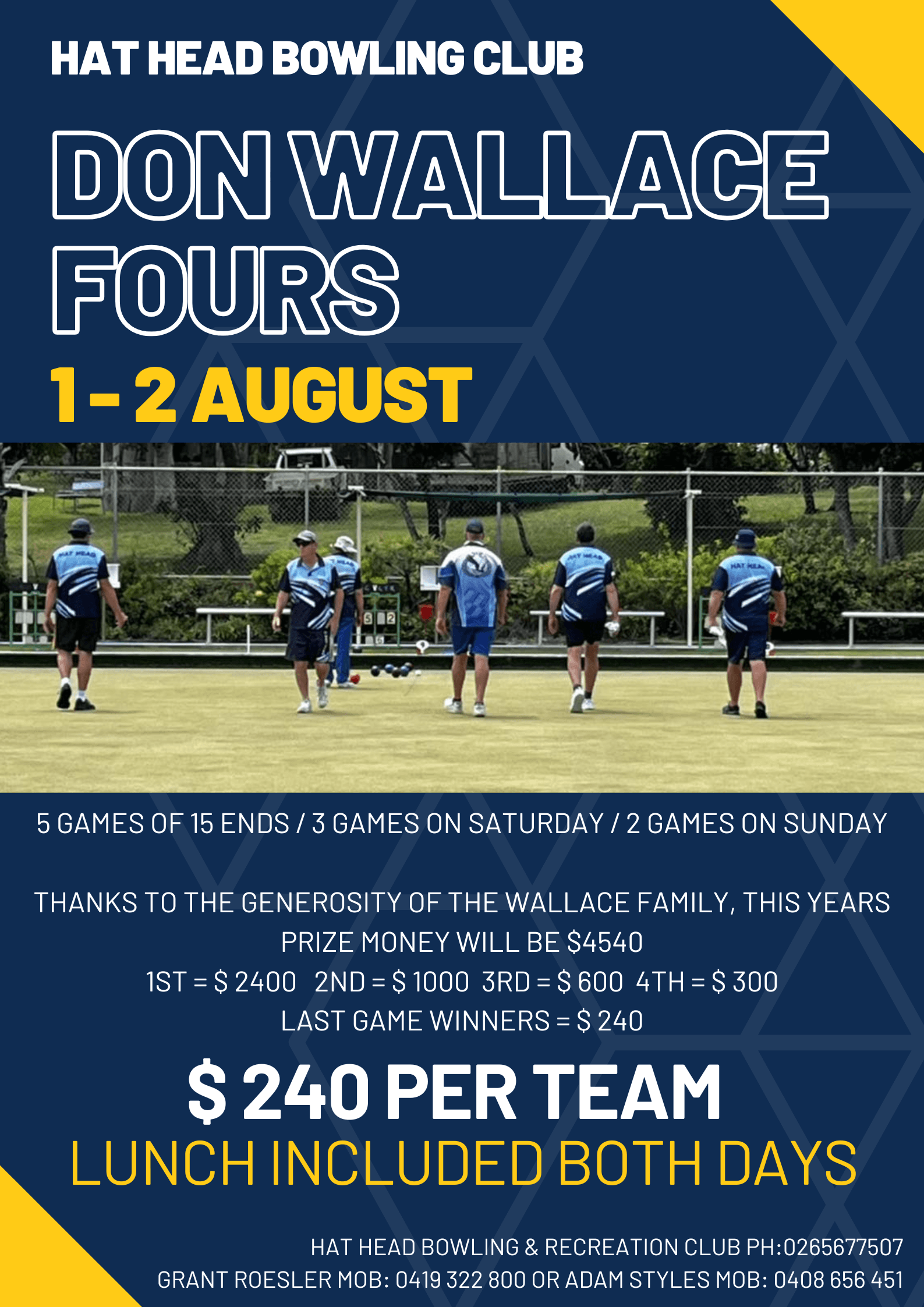 Don Wallace Bowls Tournament