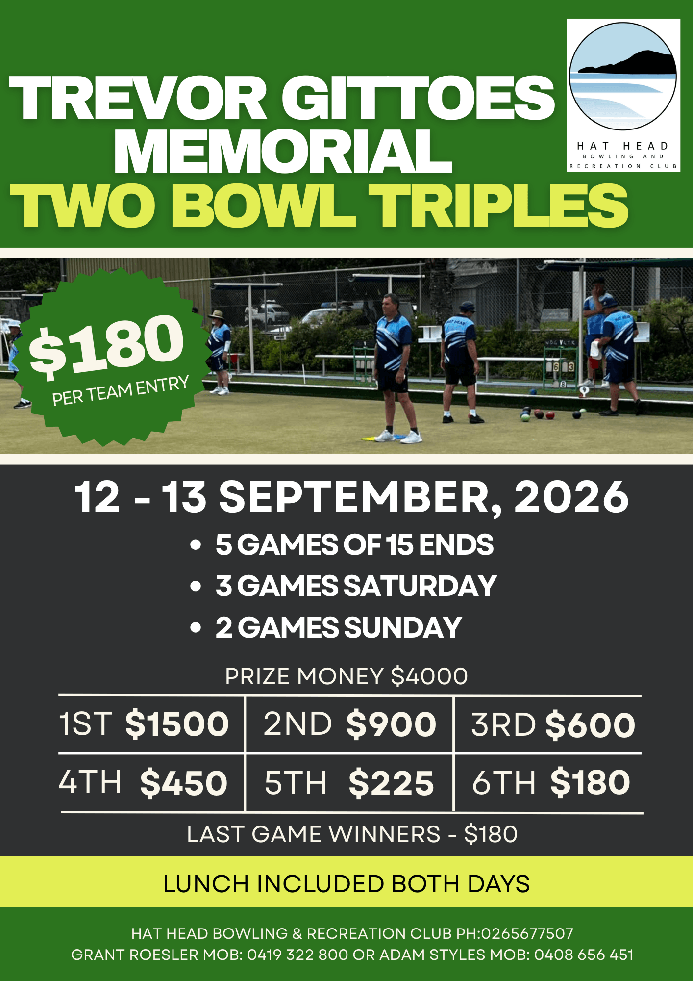 Trevor Gittoes Bowls Tournament