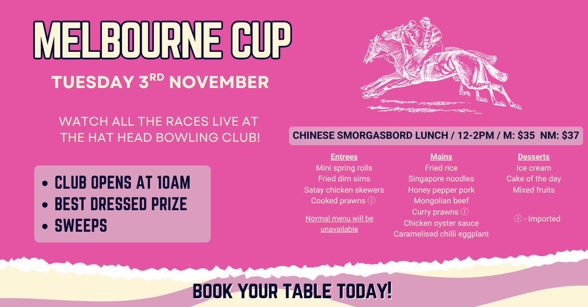 Melbourne Cup - November 3